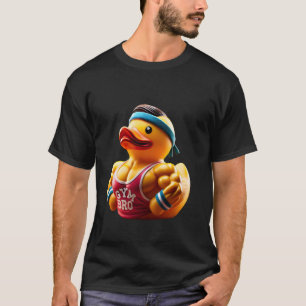 Gym Bro Rubber Duck Muskel Bodybuilder Fitness Gym T-Shirt