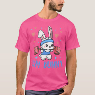 Gym Bunny Hearts Barbell Funny Workout Kleidung Li T-Shirt