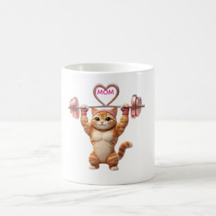 Gym Cat Mom Tasse – Muttertagsgeschenk