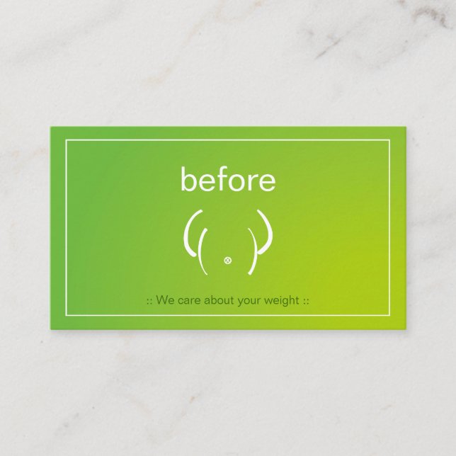 Gym Fitness Body Certified Personal Coach Trainer Visitenkarte (Vorderseite)