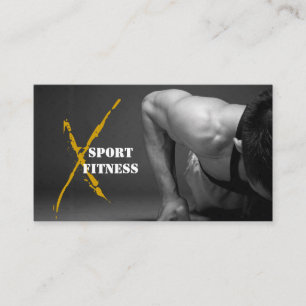 Gym Fitness Business Card Visitenkarte