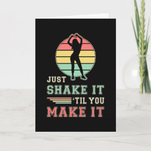Gym Fitness Dance Dance Workout Sportgeschenk Idee Karte