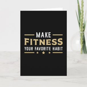 Gym Fitness Dance Workout Sport Dancing Gift Idee Karte