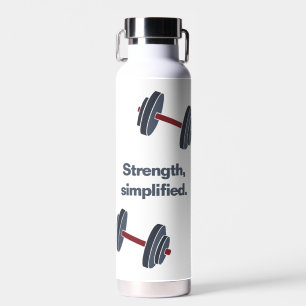 Gym Fitness Dumbell Stärke, vereinfacht Trinkflasche
