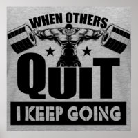 GYM Fitness Workout Motivation Quote