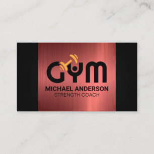 Gym Flex Kettle Bell Fitness-Logo Visitenkarte