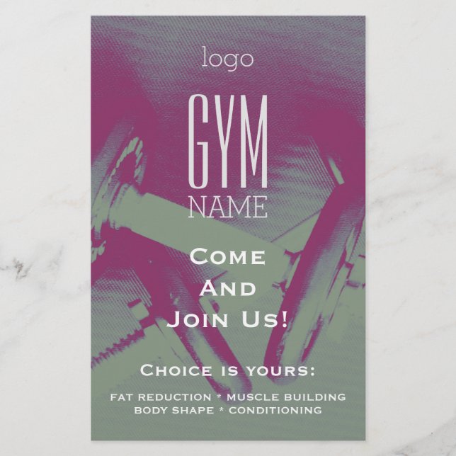 Gym Flyer Werbeaktion (Vorne)