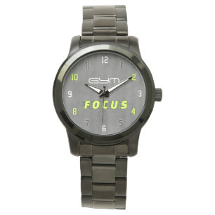 GYM FOKUS Modernes Fitnessstudio Armbanduhr