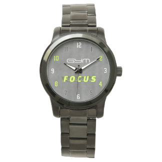 GYM FOKUS Modernes Fitnessstudio Armbanduhr