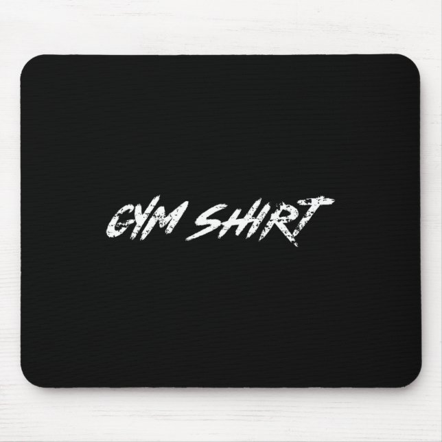 Gym Funny Weightlifting Bodybuilding Workout Power Mousepad (Vorne)