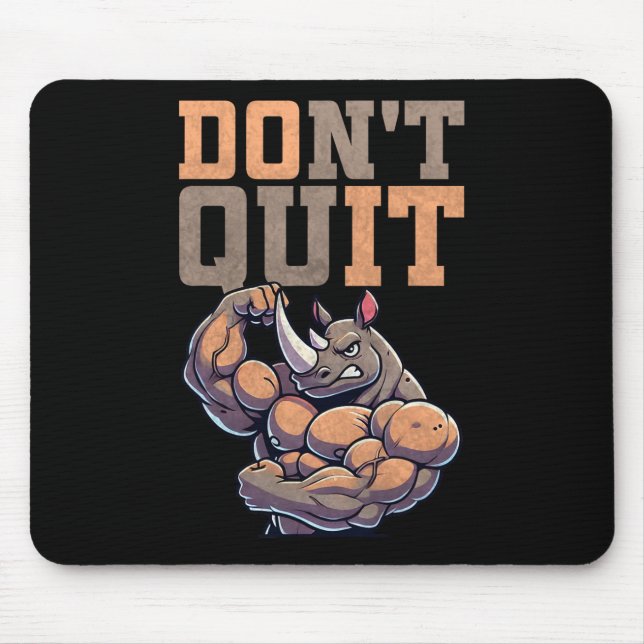 Gym Gift For Men Training Motivation Fitness Bodyb Mousepad (Vorne)