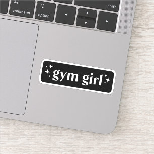Gym Girl Ästhetik Aufkleber