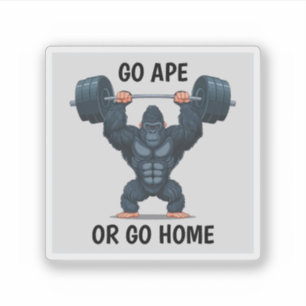Gym Gorilla Aufkleber