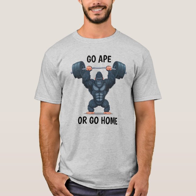 Gym Gorilla T-Shirt (Vorderseite)