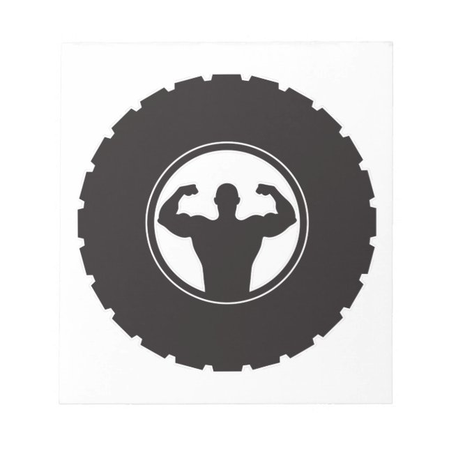 Gym Hard Notizblock (Vorderseite)