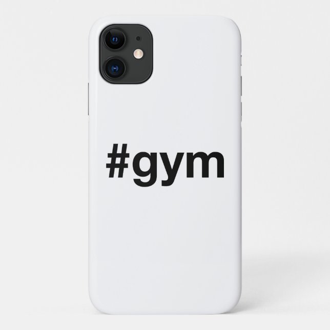 GYM Hashtag Case-Mate iPhone Hülle (Rückseite)