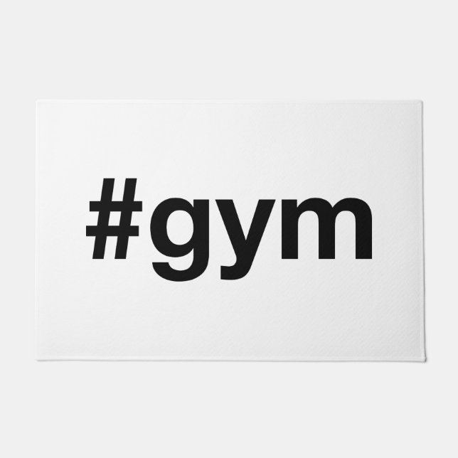 GYM Hashtag Fußmatte (Vorderseite)