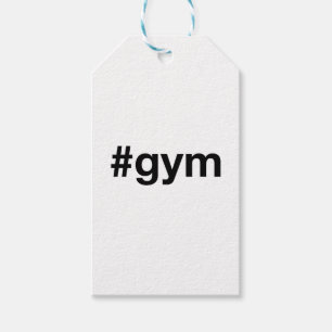 GYM Hashtag Geschenkanhänger
