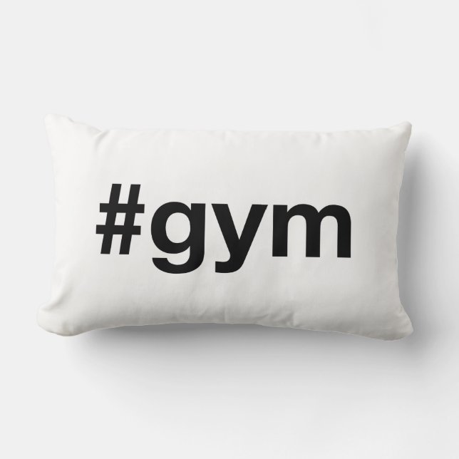 GYM Hashtag Lendenkissen (Vorderseite)