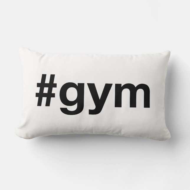 GYM Hashtag Lendenkissen (Vorderseite)