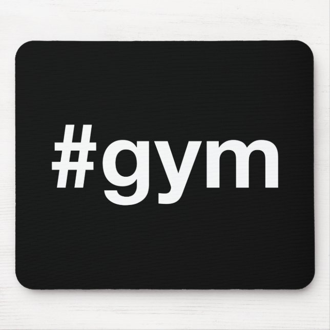 GYM Hashtag Mousepad (Vorne)