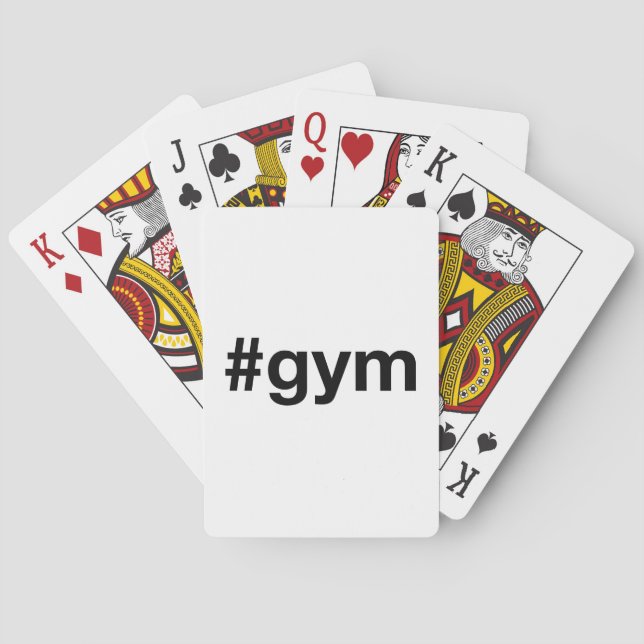 GYM Hashtag Spielkarten (Rückseite)
