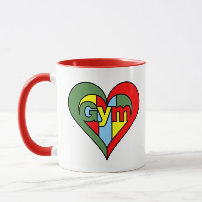 Gym Heart Tasse (Links)