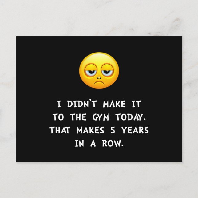 Gym heute postkarte (Vorderseite)