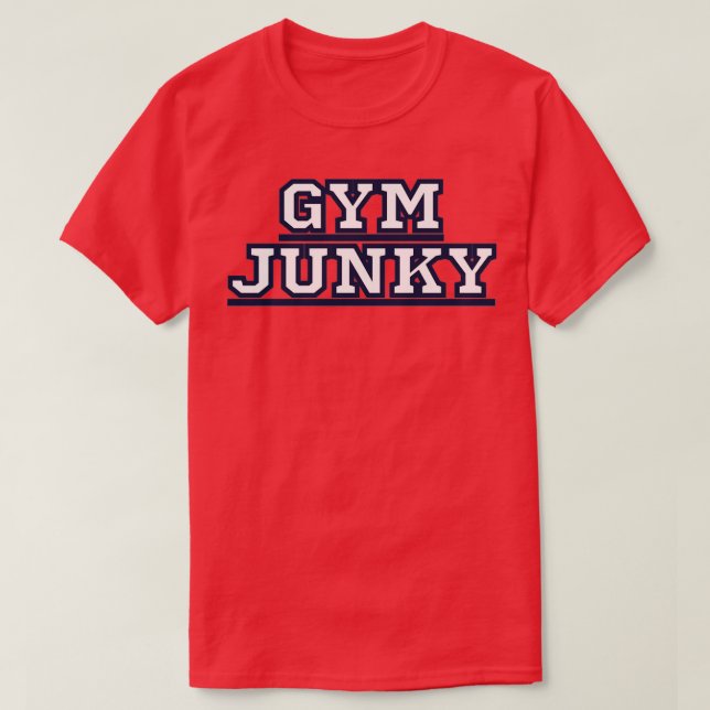 GYM JUNKY 35 T-Shirt (Design vorne)
