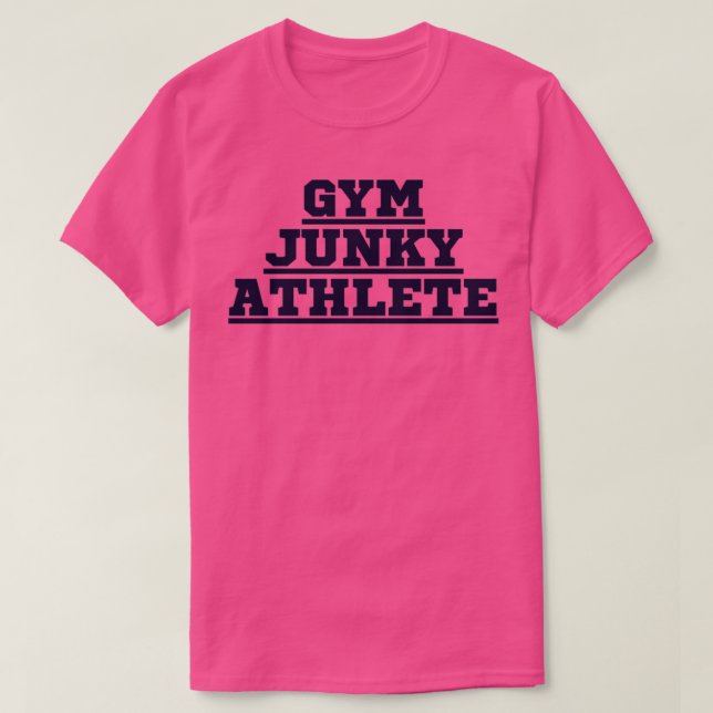 GYM JUNKY ATHLETE T-Shirt (Design vorne)