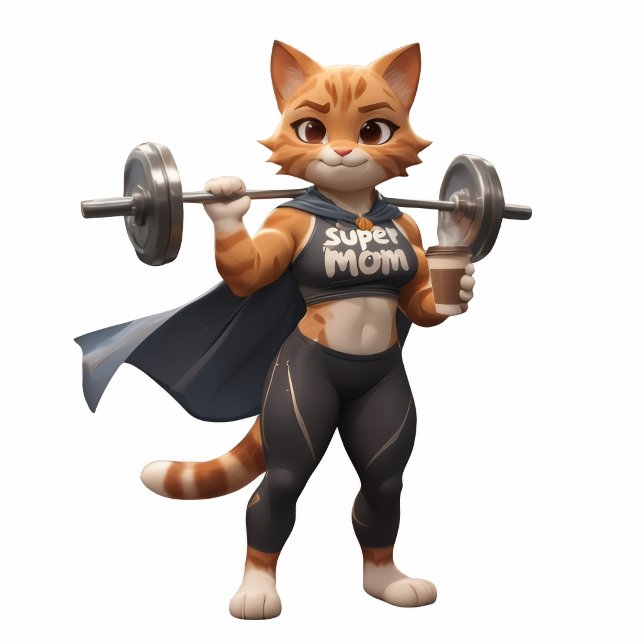 Gym-Katze-Schlüsselanhänger – Lustiges Geschenk fü Schlüsselanhänger (Von Creator hochgeladen)