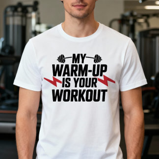 Gym Krafttraining Sarkastischer Lifter Workout T-Shirt