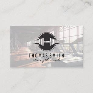 Gym-Logo Fitness Visitenkarte