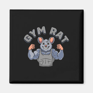 Gym Lover Bodybuilding Workout Funny Gym Rat Magnet