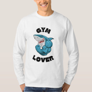 Gym Lover Text Design T - Shirt - Perfekt für Fitn