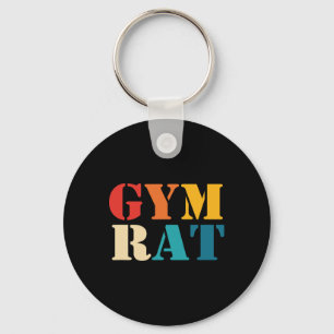 Gym Lover Workout Bodybuilding Retro Alphabet Gym Schlüsselanhänger