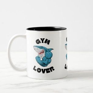 Gym Lover Zweifarbige Tasse