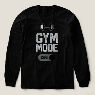 Gym Mode ON | Fitness Workout Motivation Design Tri-Blend Shirt