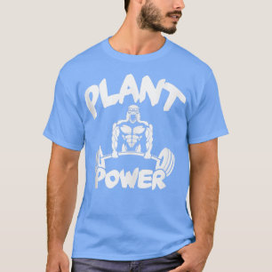 GYM-Motivation, Bodybuilder, Veganer Pflanze Power T-Shirt