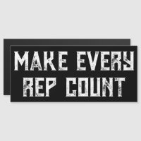 Gym Motivation Custom Power Rack Magnet Sign