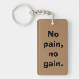 GYM-Motivation für maßgeschneiderten Text und hell Schlüsselanhänger