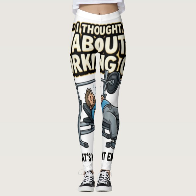 Gym Motivation Leggings (Vorderseite)