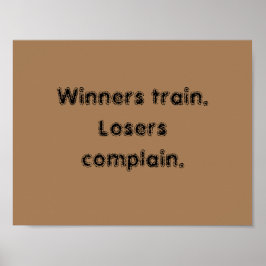 GYM-Motivationsziffern und hellbraunes Poster