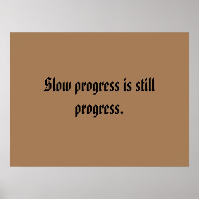 GYM-Motivationsziffern und hellbraunes Poster (Vorne)