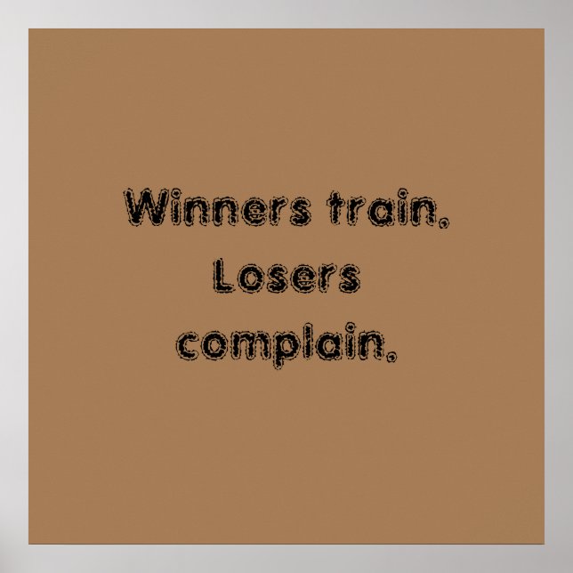 GYM-Motivationsziffern und hellbraunes Poster