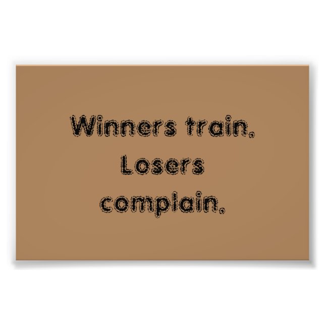 GYM-Motivationsziffern und hellbraunes Poster (Vorne)