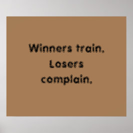 GYM-Motivationsziffern und hellbraunes Poster