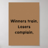 GYM Motivationszitate Und Hellbraunes Poster