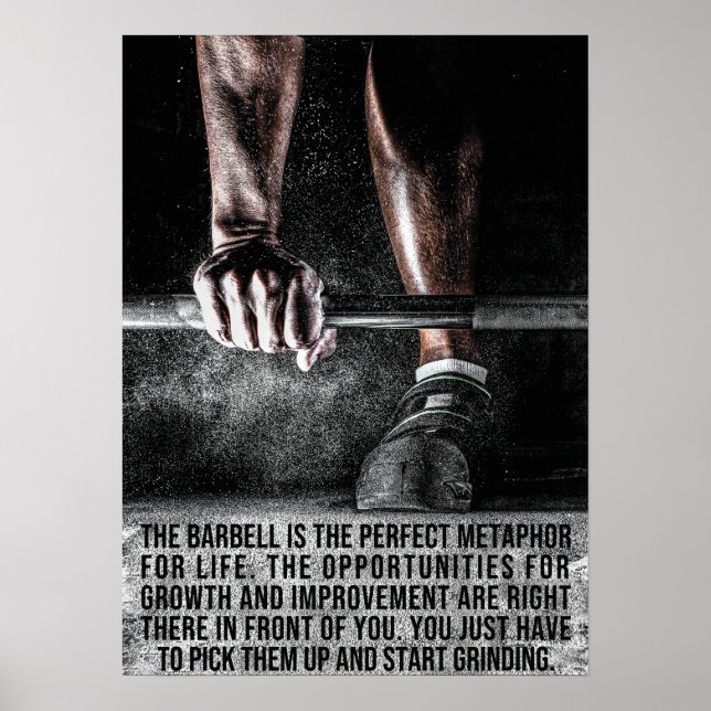 Gym Motivierend Poster (Vorne)