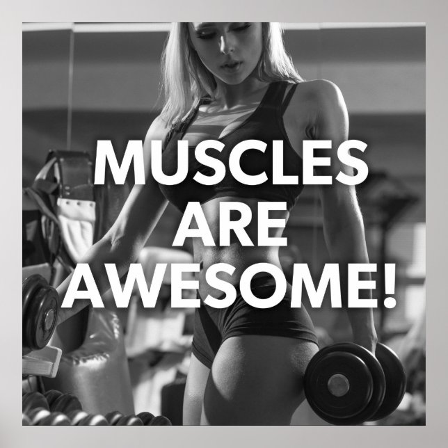 Gym Motivierend Poster (Vorne)